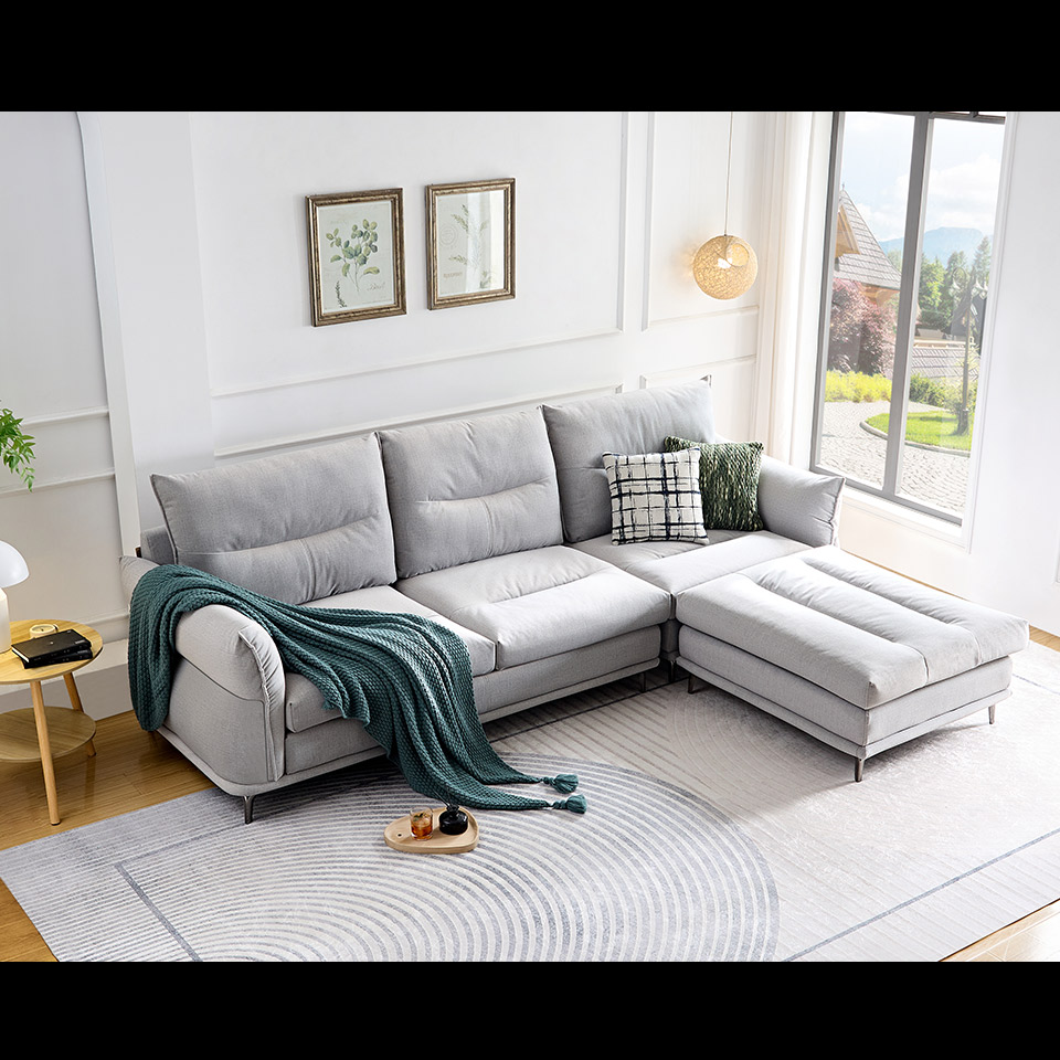 擇木深耕 露西亞L型貓抓布沙發好評推薦