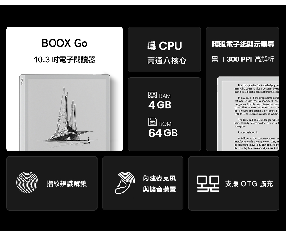 黑白 300 PPI 高解析
