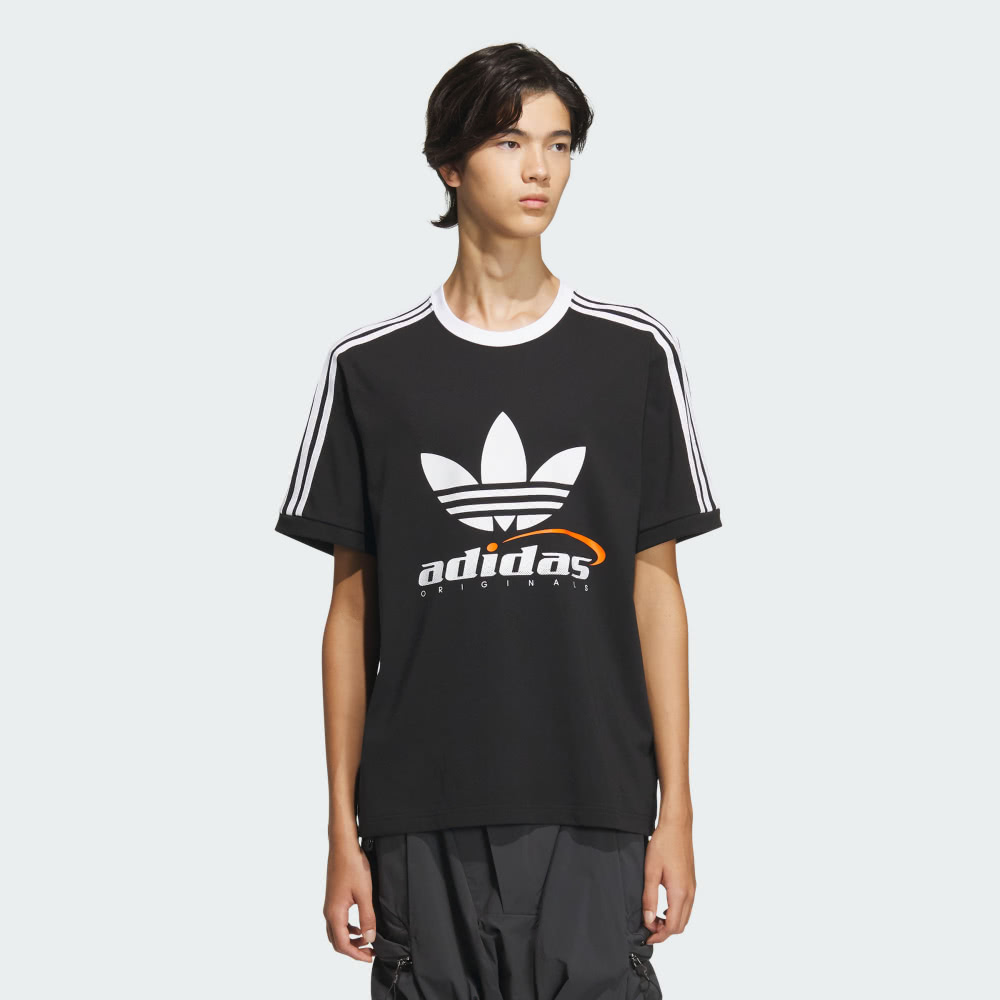 adidas 愛迪達 LOGO 短袖上衣 T恤 男 - Or