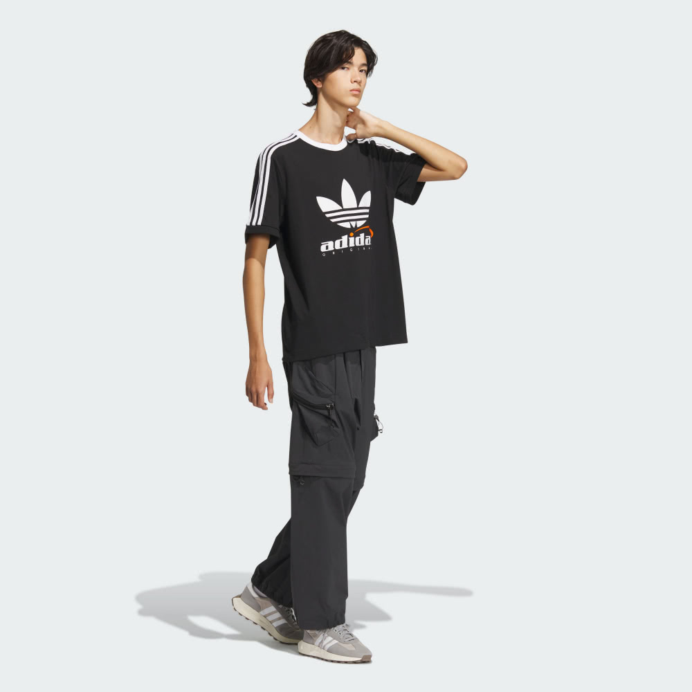 adidas 愛迪達 LOGO 短袖上衣 T恤 男 - Or