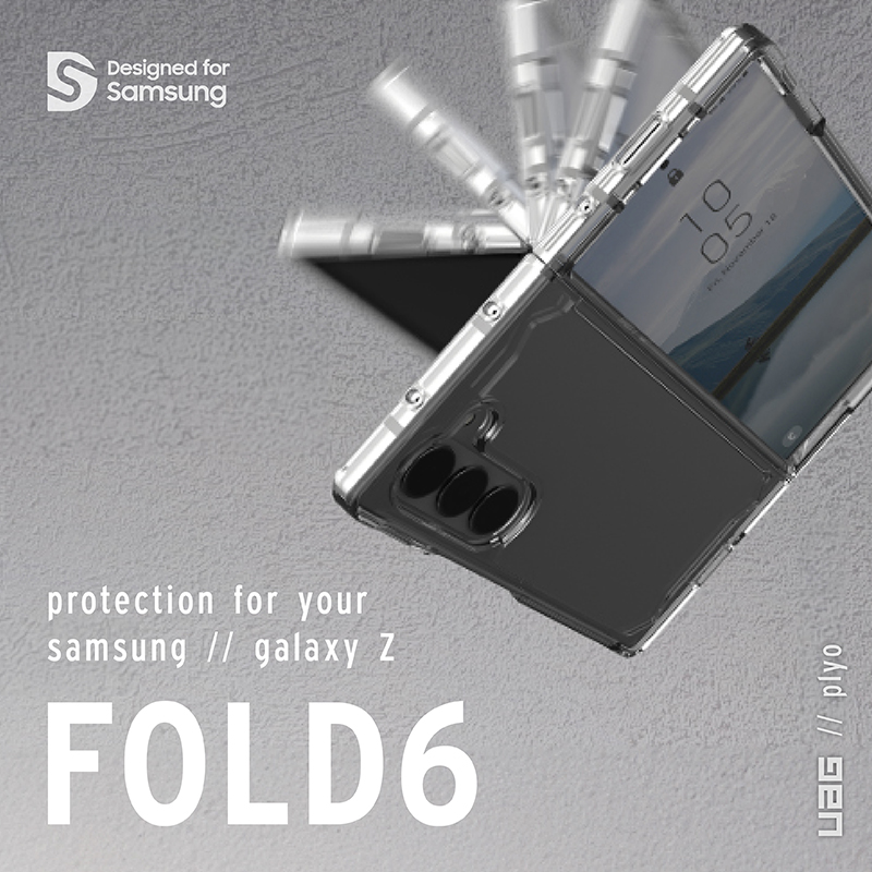 UAG Galaxy Z Fold 6 耐衝擊保護殼-極透明