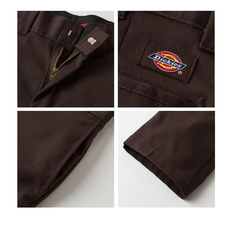 Dickies 男款深棕色經典874彈性抗皺材質工裝長褲｜D