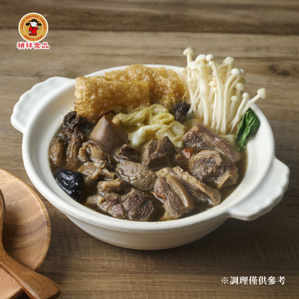 禎祥食品 黃金蟲草羊肉爐禮盒 1500g/盒(中秋禮盒/伴手