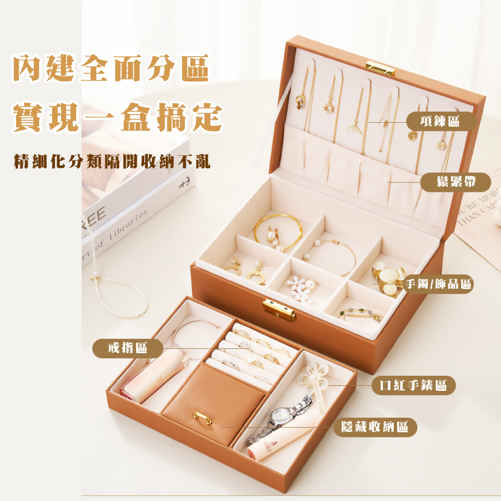 精細化分類隔開收納不亂