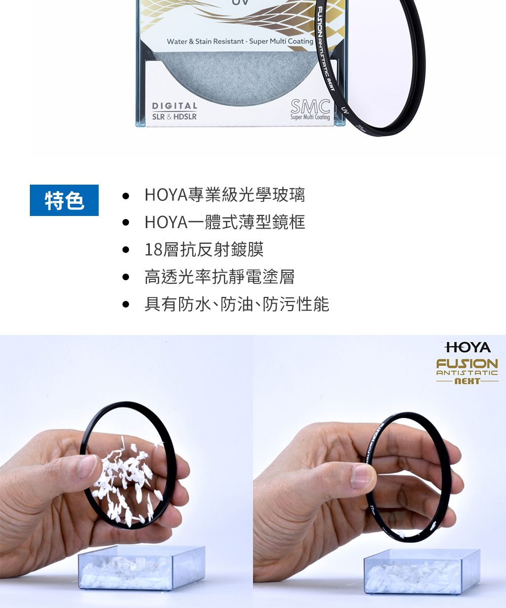 HOYA FUSION ANTISTATIC Next UV