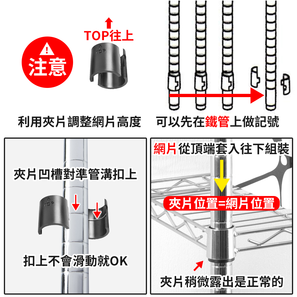 A+探索生活 90x35x210cm 五層架 MIT鐵架(僅