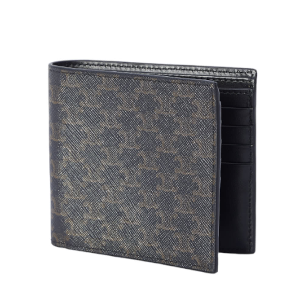 CELINE Bi-fold Triomphe Canvas