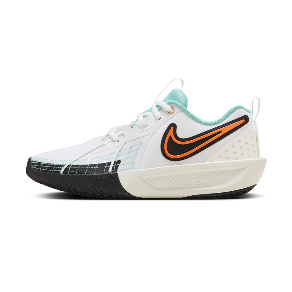 NIKE 耐吉 G.T. Cut 3 大童 白黑橘色 運動 