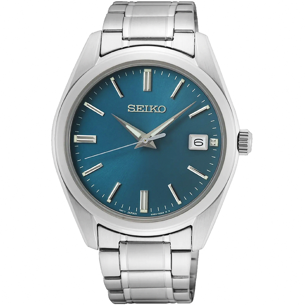 SEIKO 精工 CS 城市簡約手錶-40.2mm 送行動電