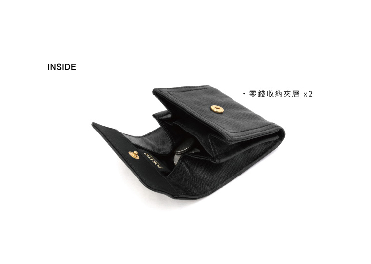 零錢收納夾層 x2 
