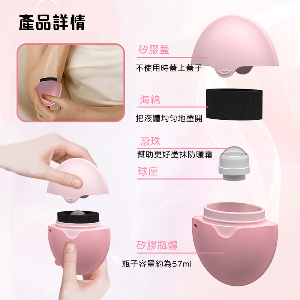 瓶子容量約為57ml