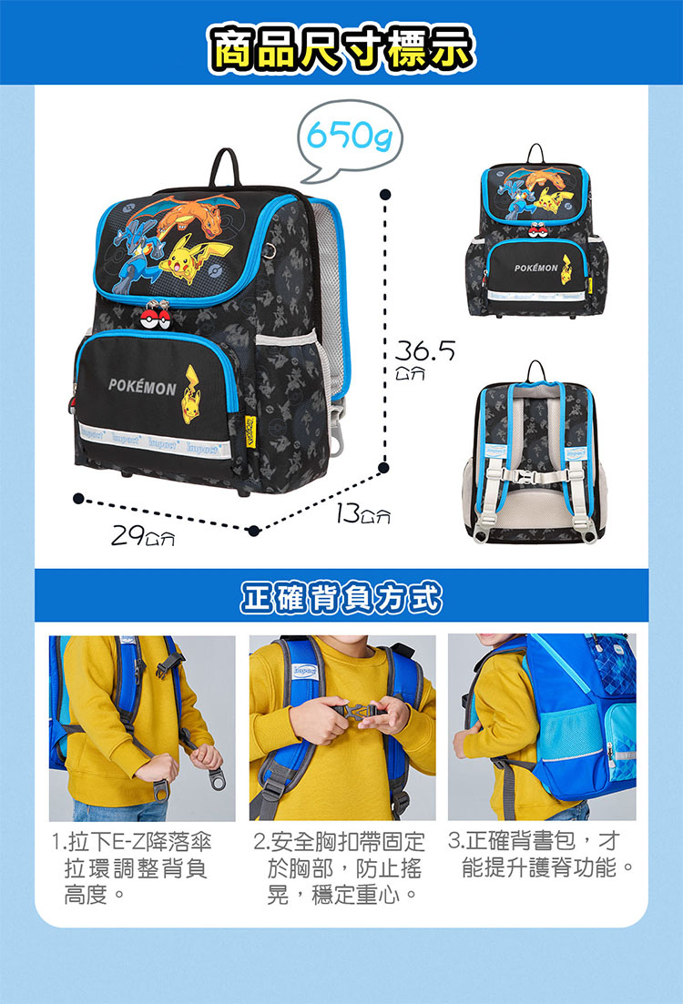 2. 安全胸扣帶固定