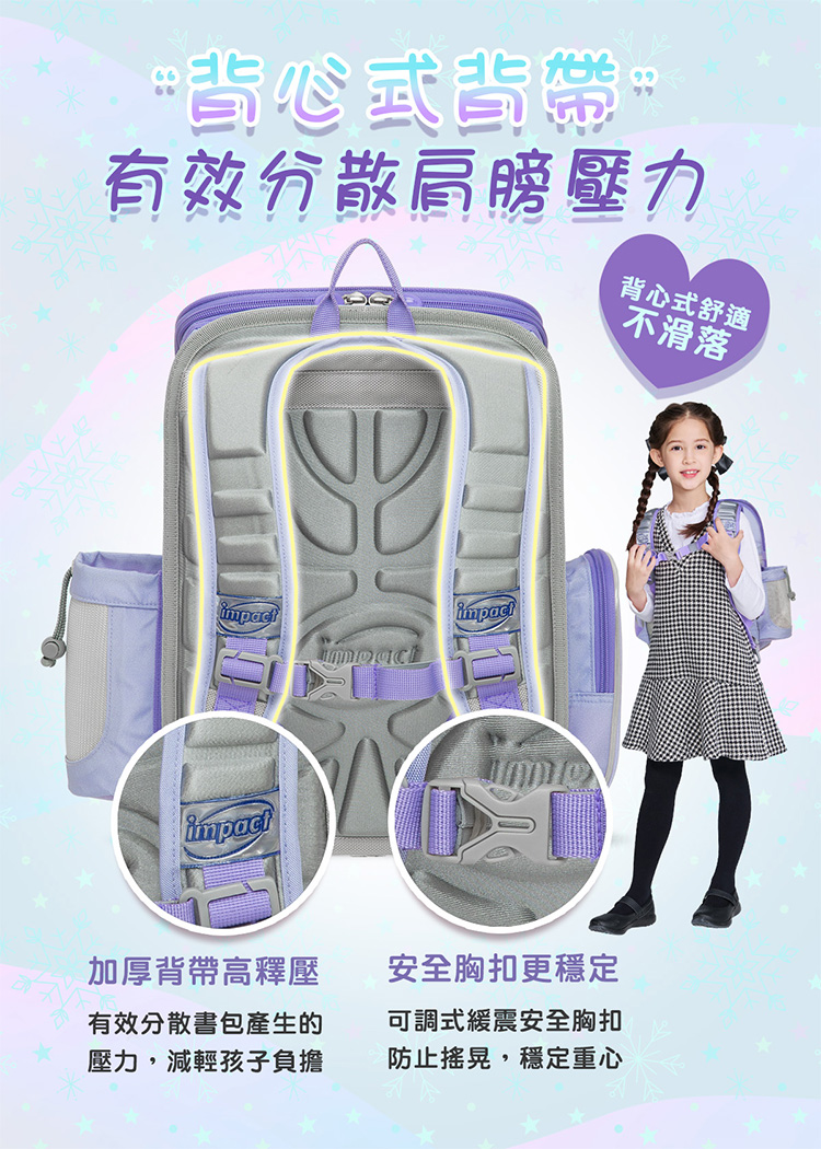 有效分散書包產生的