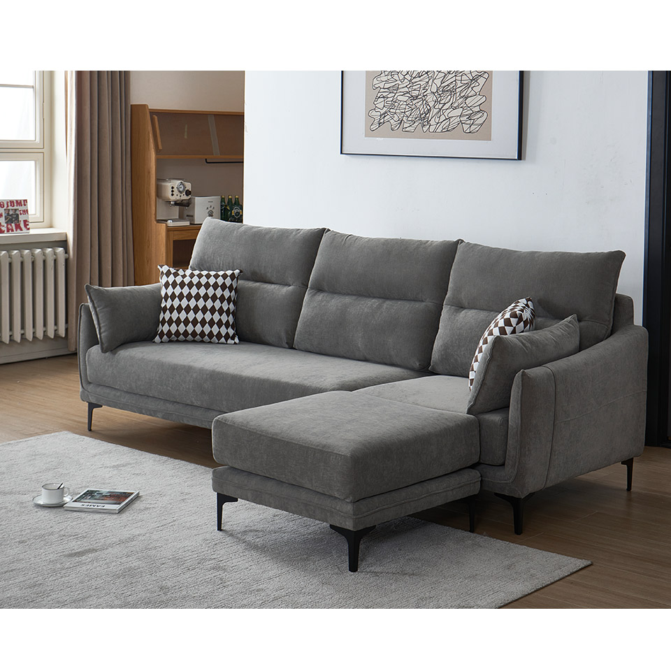 YKSHOUSE 卡爾頓L型布沙發-獨立筒版好評推薦