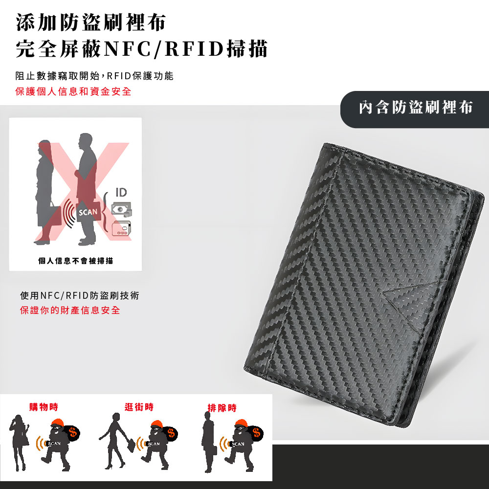 阻止數據竊取開始,RFID保護功能