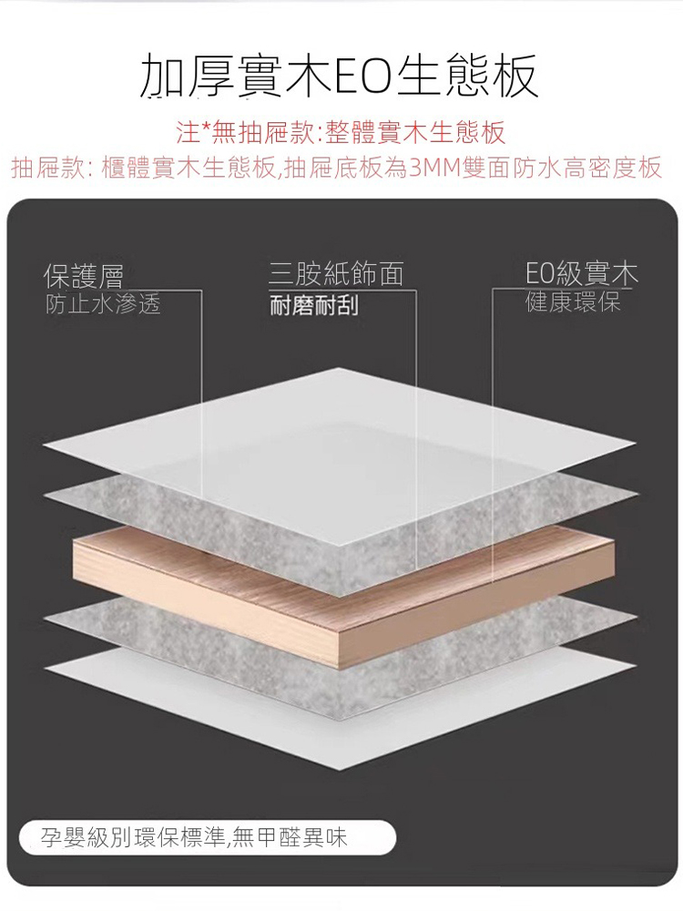 歐德沐 實木簡約電視櫃 100*30*50cm 北歐風 加寬