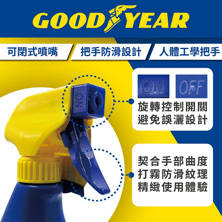 GOODYEAR 固特異 汽車鍍膜撥雨劑 700ml 雙入組