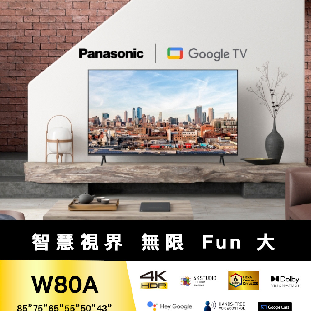 Panasonic 國際牌 65型4K HDR Google