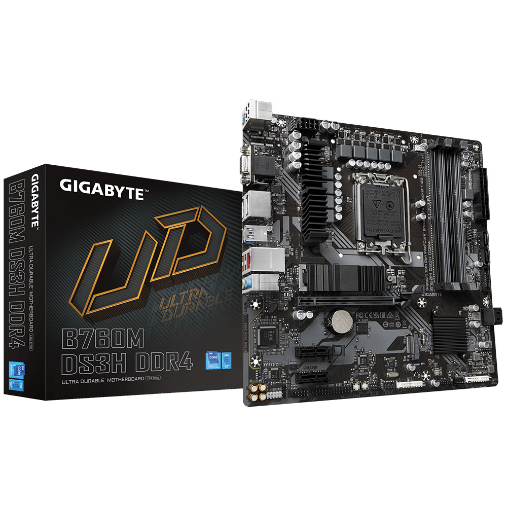 GIGABYTE 技嘉 技嘉 B760M DS3H DDR4