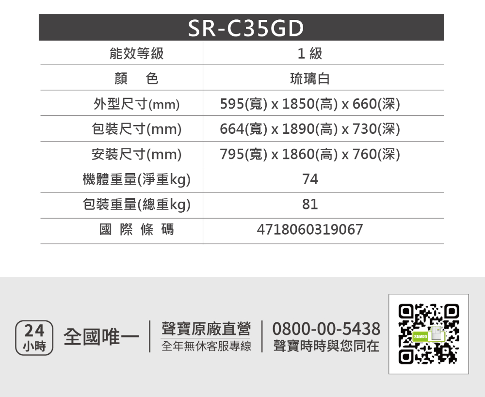 595寬x1850高x660深