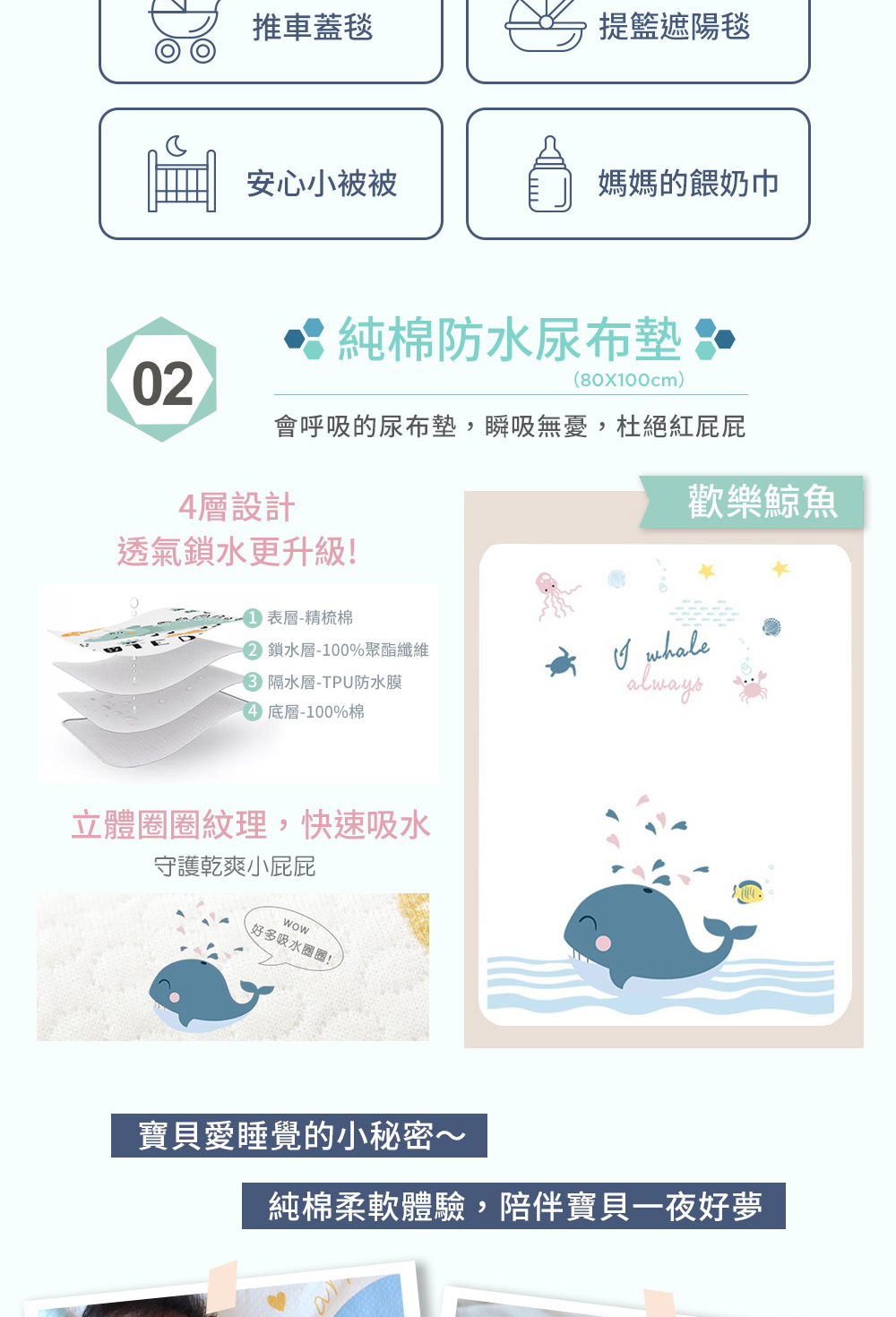 會呼吸的尿布墊,瞬吸無憂,杜絕紅屁屁