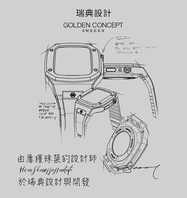 Golden Concept Apple Watch 41m