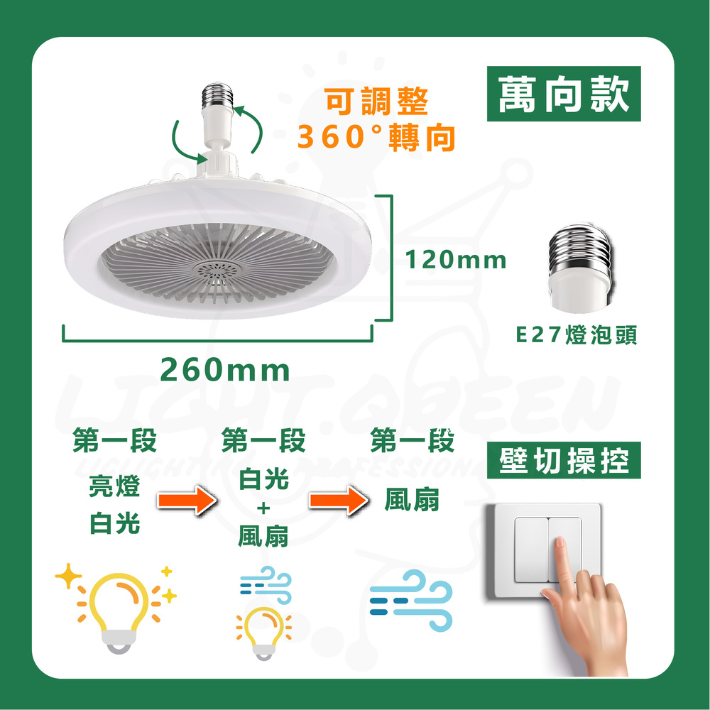 E27燈泡頭