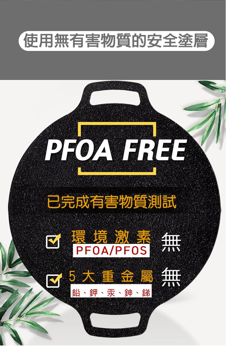 使用無有害物質的安全塗層