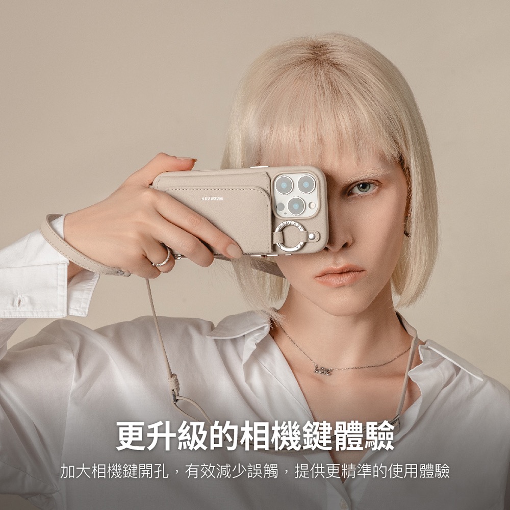 更升級的相機鍵體驗 加大相機鍵開孔,有效減少誤觸,提供更精準的使用體驗 