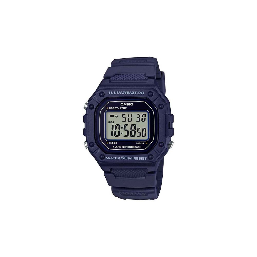 CASIO 卡西歐 W-218H-2A 方塊數位電子錶(當兵