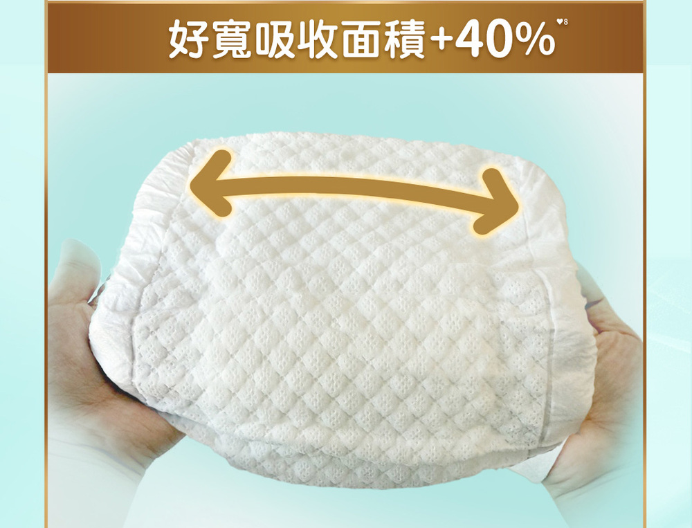 好寬吸收面積40% 