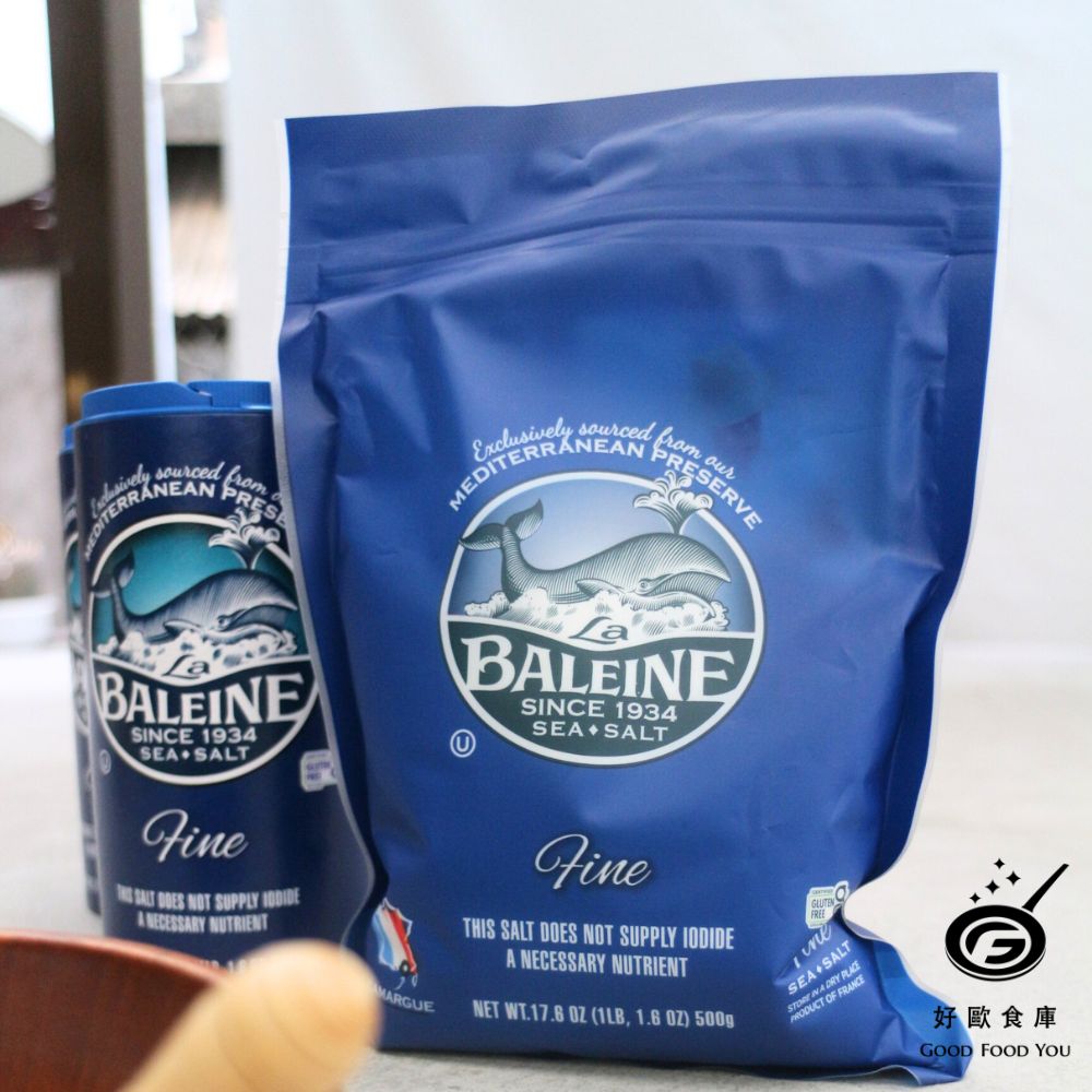 La Baleine 鯨魚牌細海鹽 500g x2 兩用組(