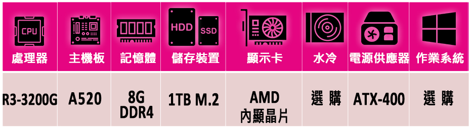 華碩平台 R3四核{龍飛陣法II}優質文書機(R3 3200