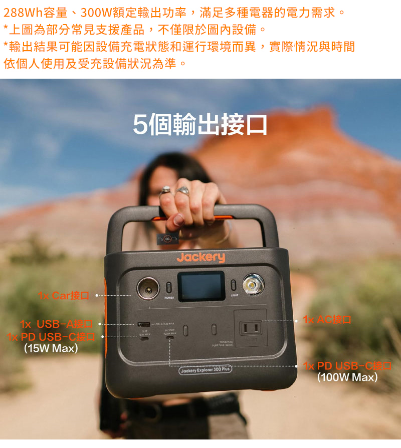 Jackery 300 Plus 太陽能充電組合包折扣推薦