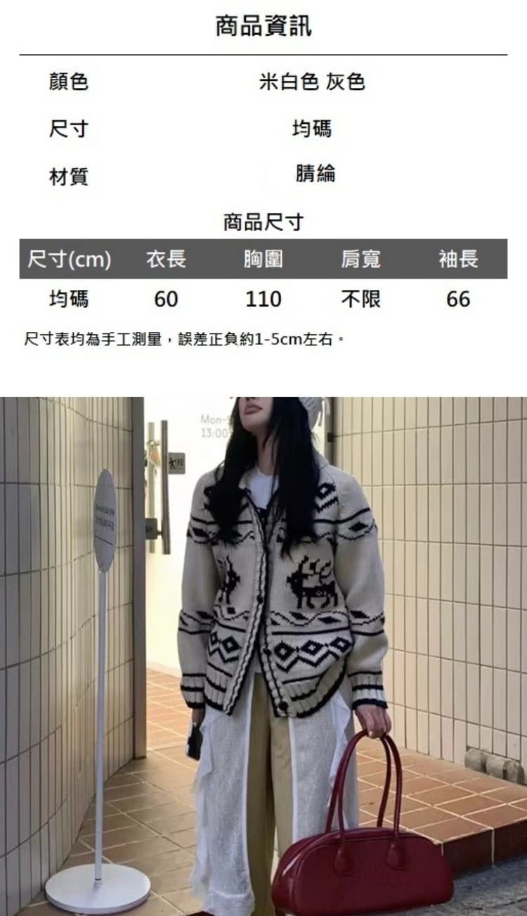 尺寸表均為手工測量,誤差正負約15cm左右。