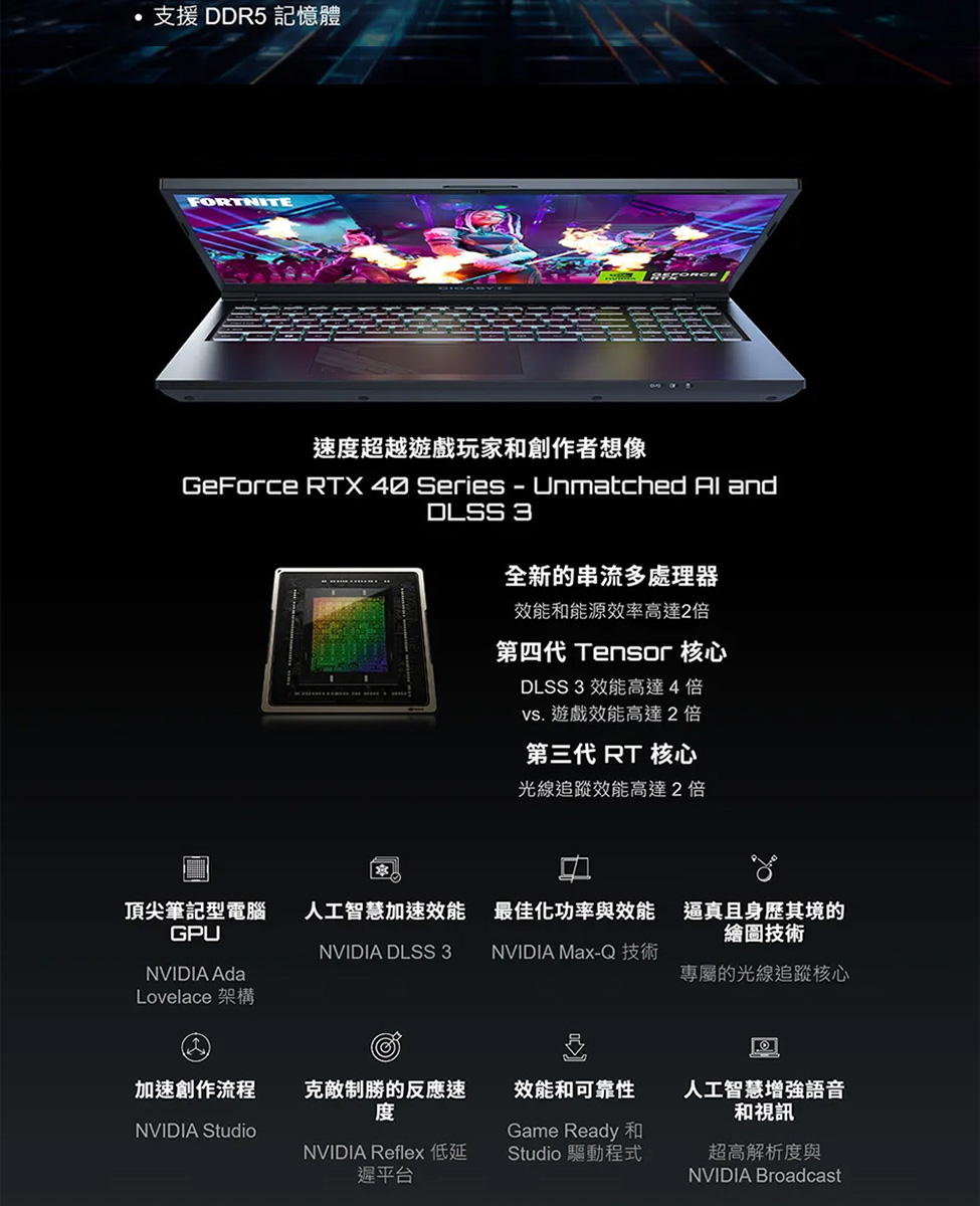 GIGABYTE 技嘉 15.6吋i7 RTX4060電競筆