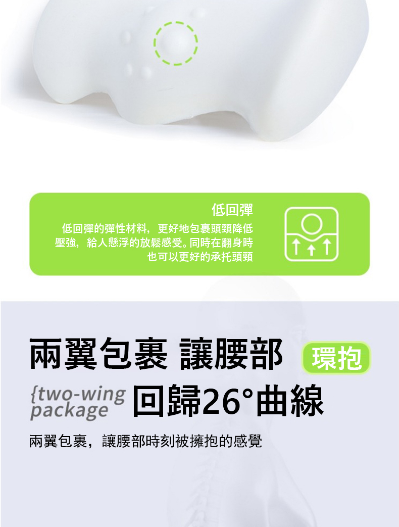 壓強,給人懸浮的放鬆感受。同時在翻身時