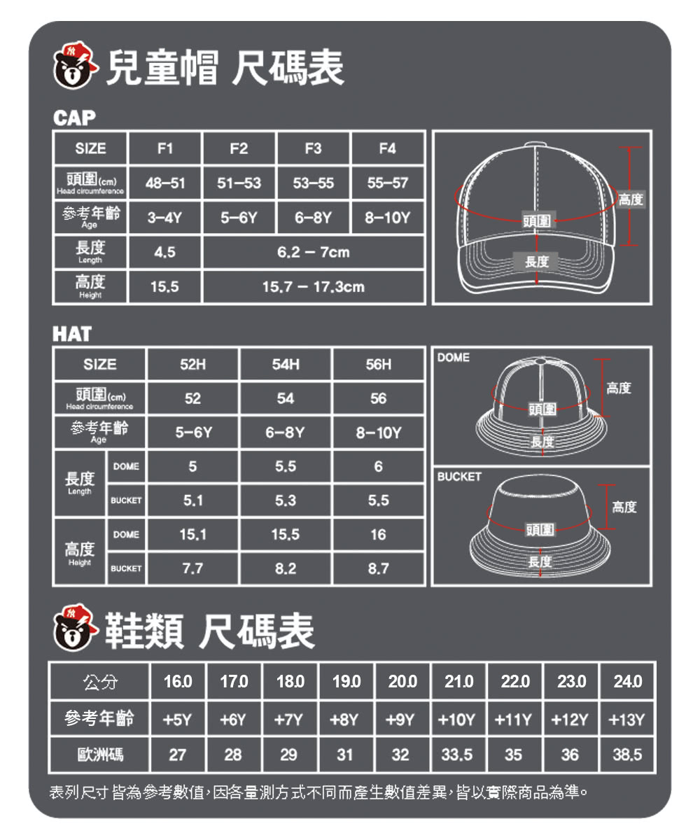 表列尺寸皆為參考數值,因各量測方式不同而產生數值差異,皆以實際商品為準。