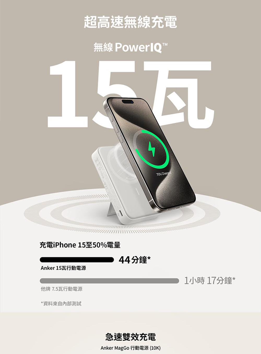 Anker MagGo 行動電源 10K