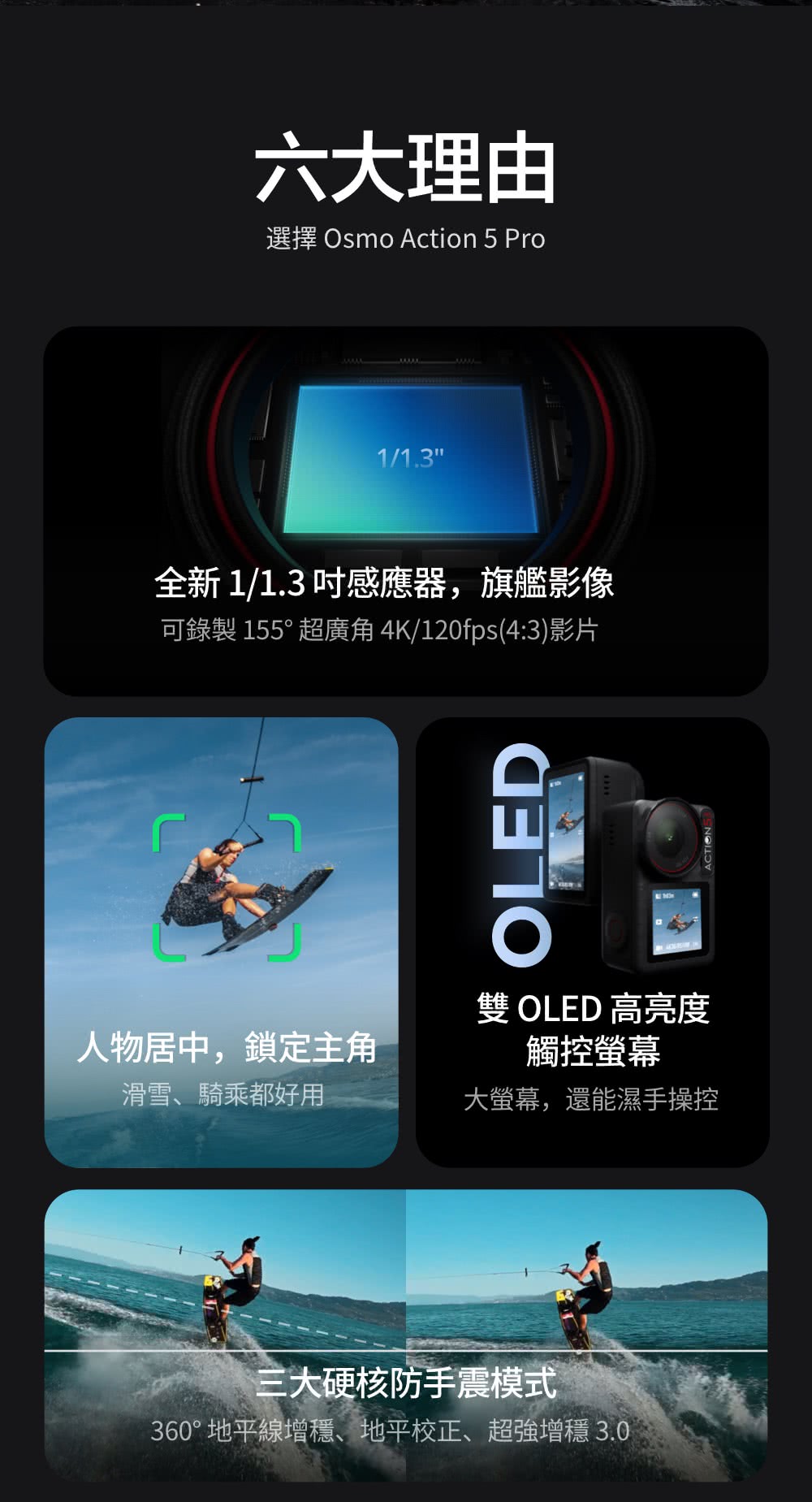 可錄製155超廣角 4K120fps43影片