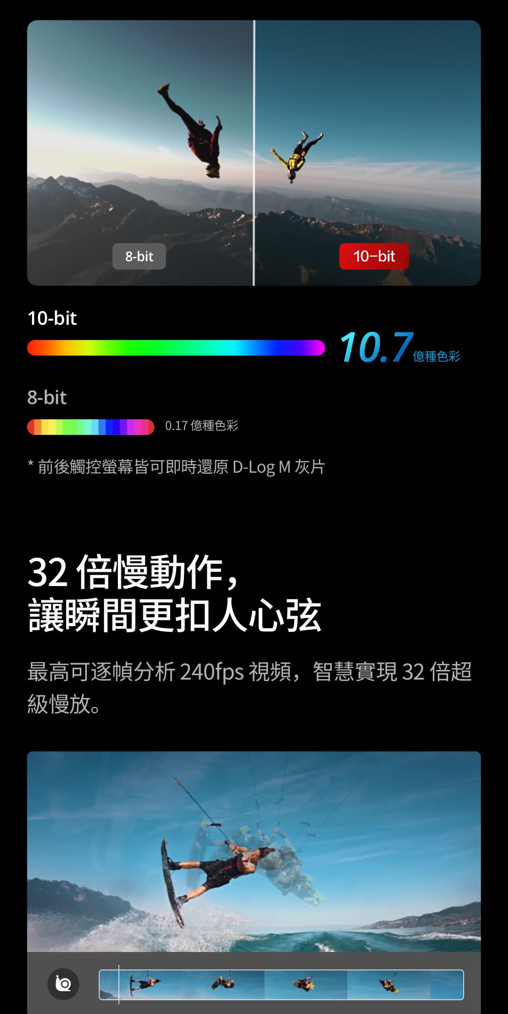 最高可逐幀分析 240fps 視頻,智慧實現 32 倍超