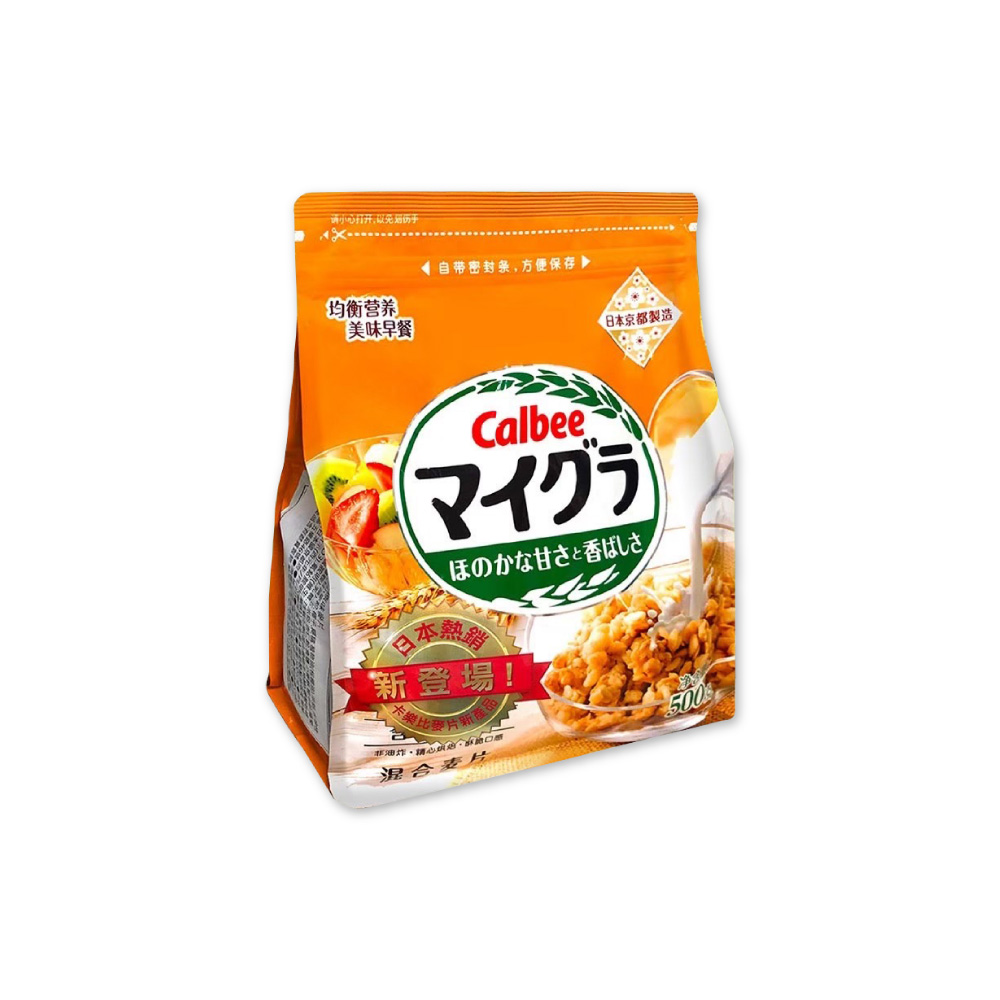 Calbee 卡樂比 麥果樂原味麥片 綜合穀物 500g/包