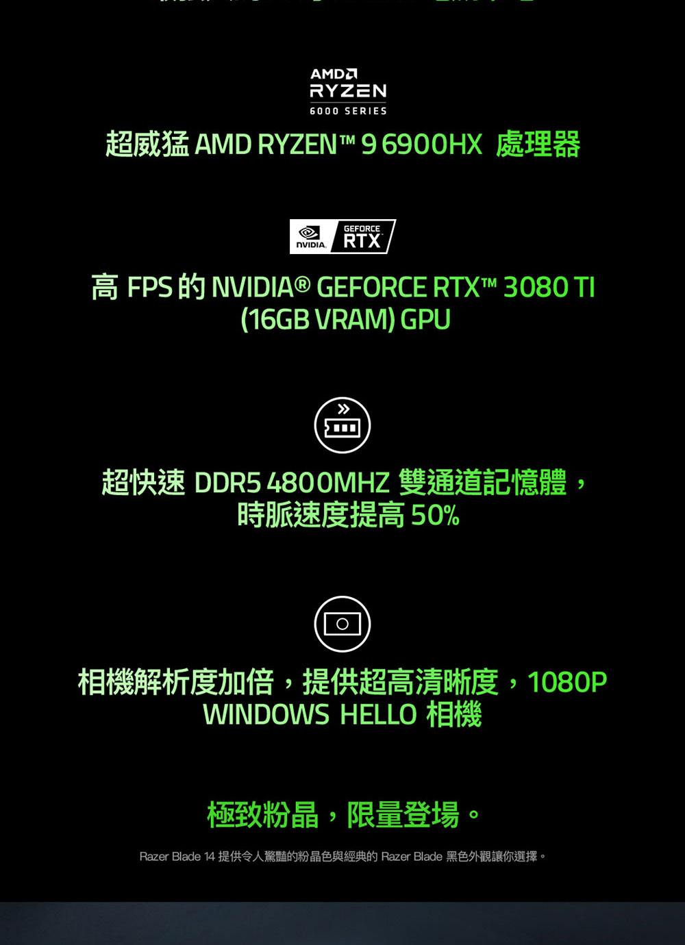 Razer 雷蛇 ★全新福利品★Blade 14吋AMD電競