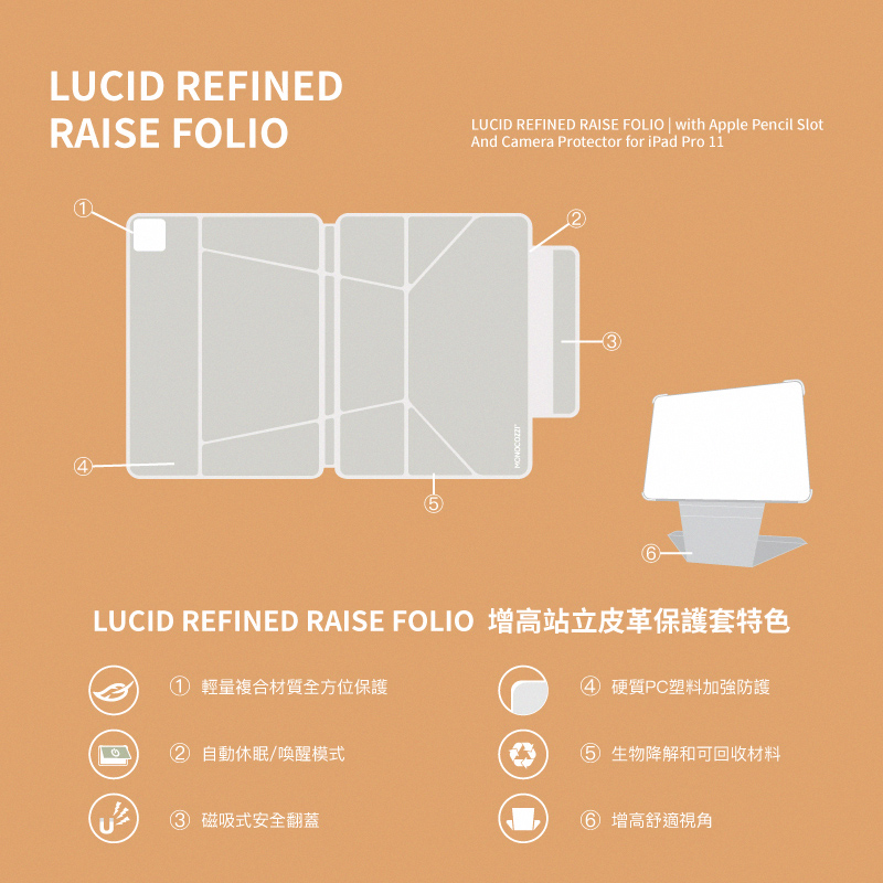 MONOCOZZI iPad Pro 11 （2024）增高