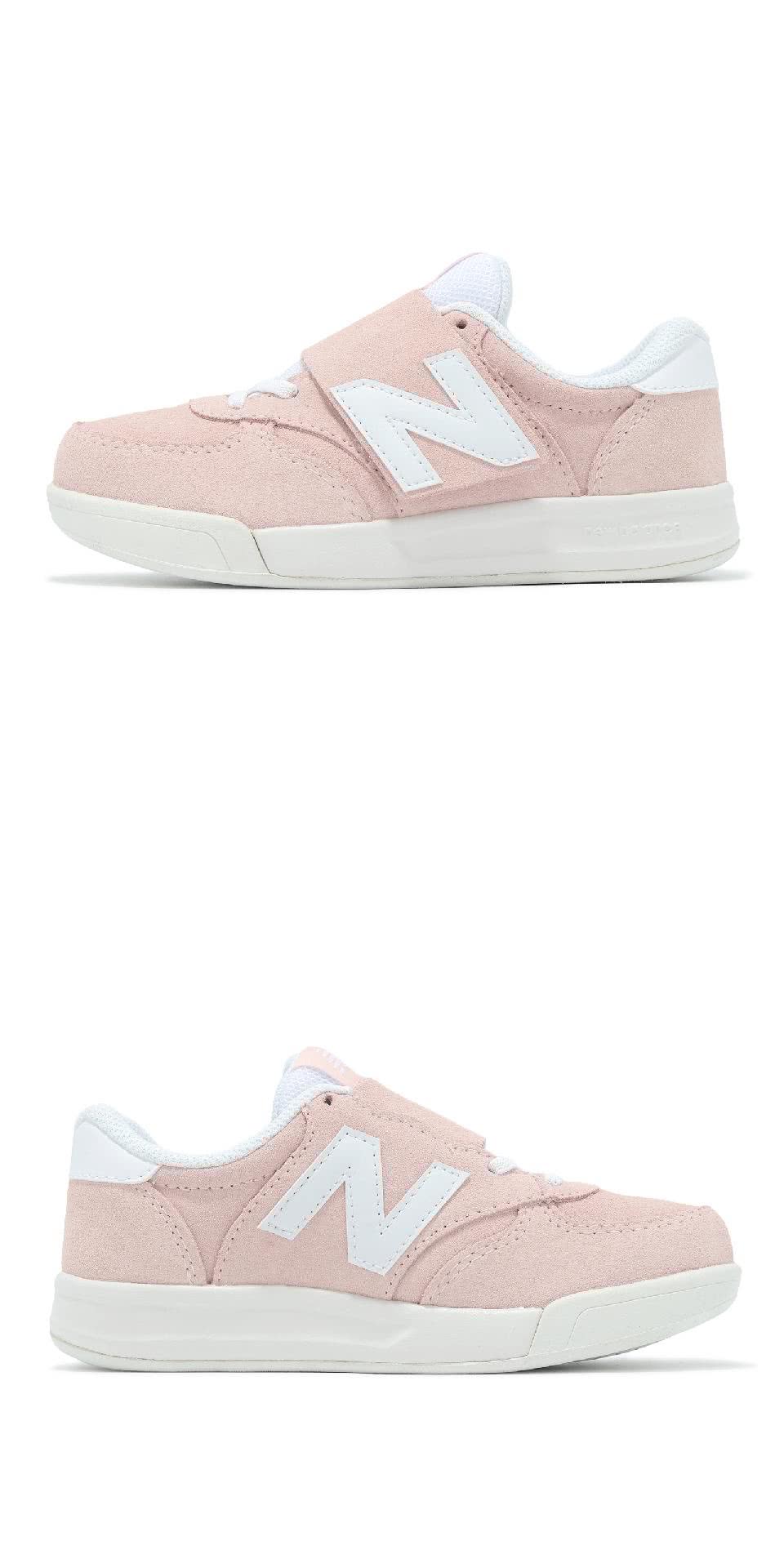 NEW BALANCE 童鞋 300 寬楦 粉紅 白 中童 