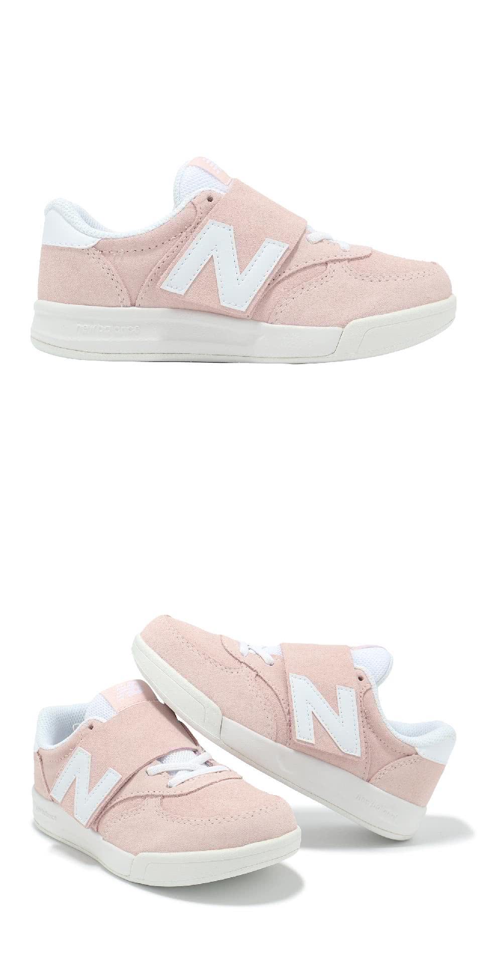 NEW BALANCE 童鞋 300 寬楦 粉紅 白 中童 