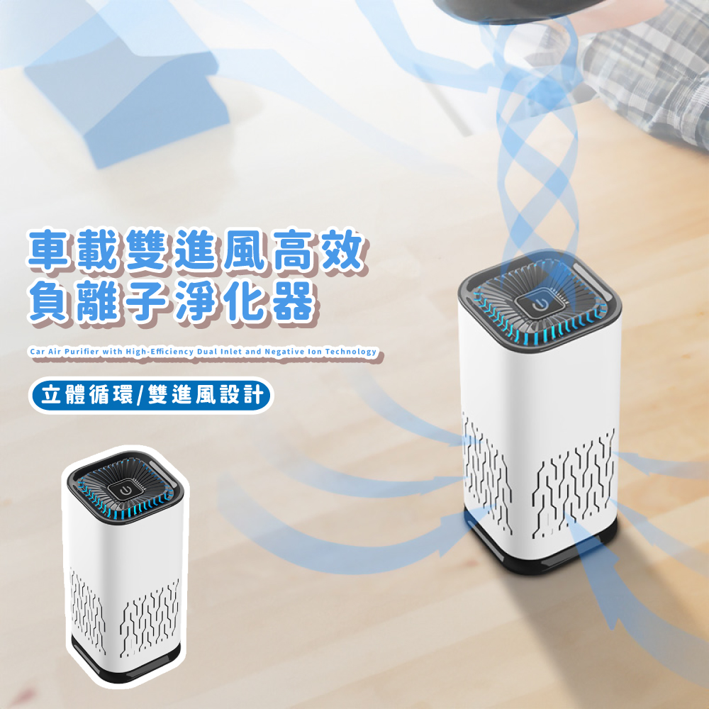 è»è¼éé²é¢¨é«æ è² é¢å­æ·¨åå¨ ç«é«å¾ªç°éé²é¢¨è¨­è¨ 