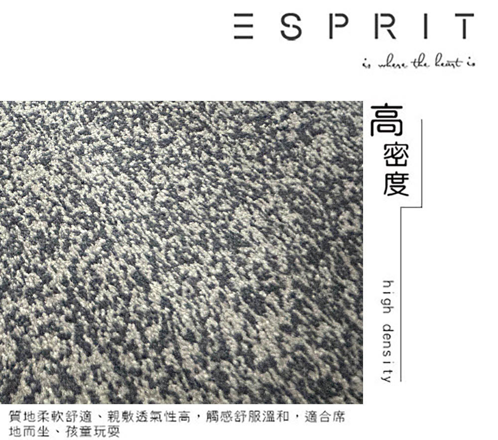 SDL Home 山德力 ESPRIT地毯-漸變黑 160x