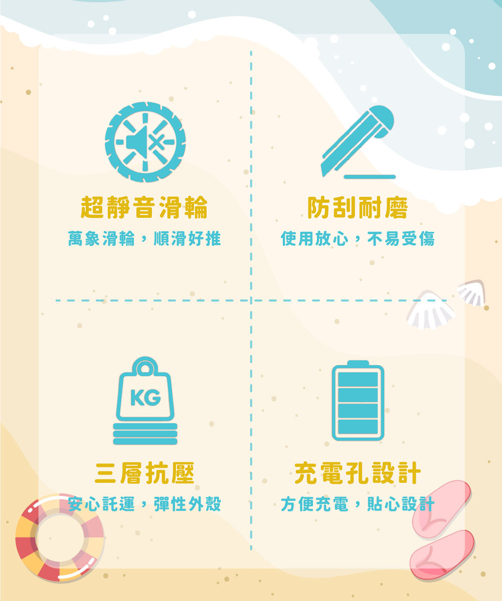 萬象滑輪,順滑好推