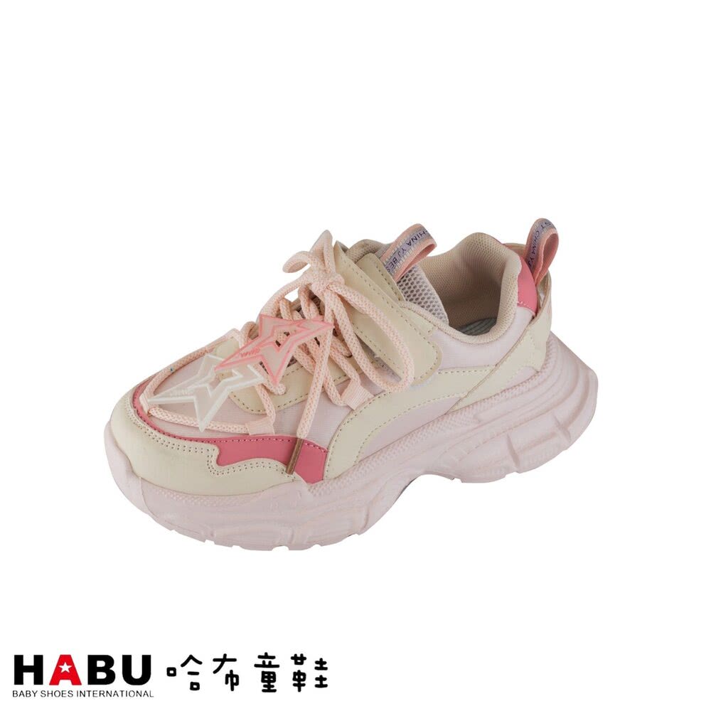 HABU 哈布童鞋 HABU哈布童鞋 立體星星老爹鞋運動鞋-